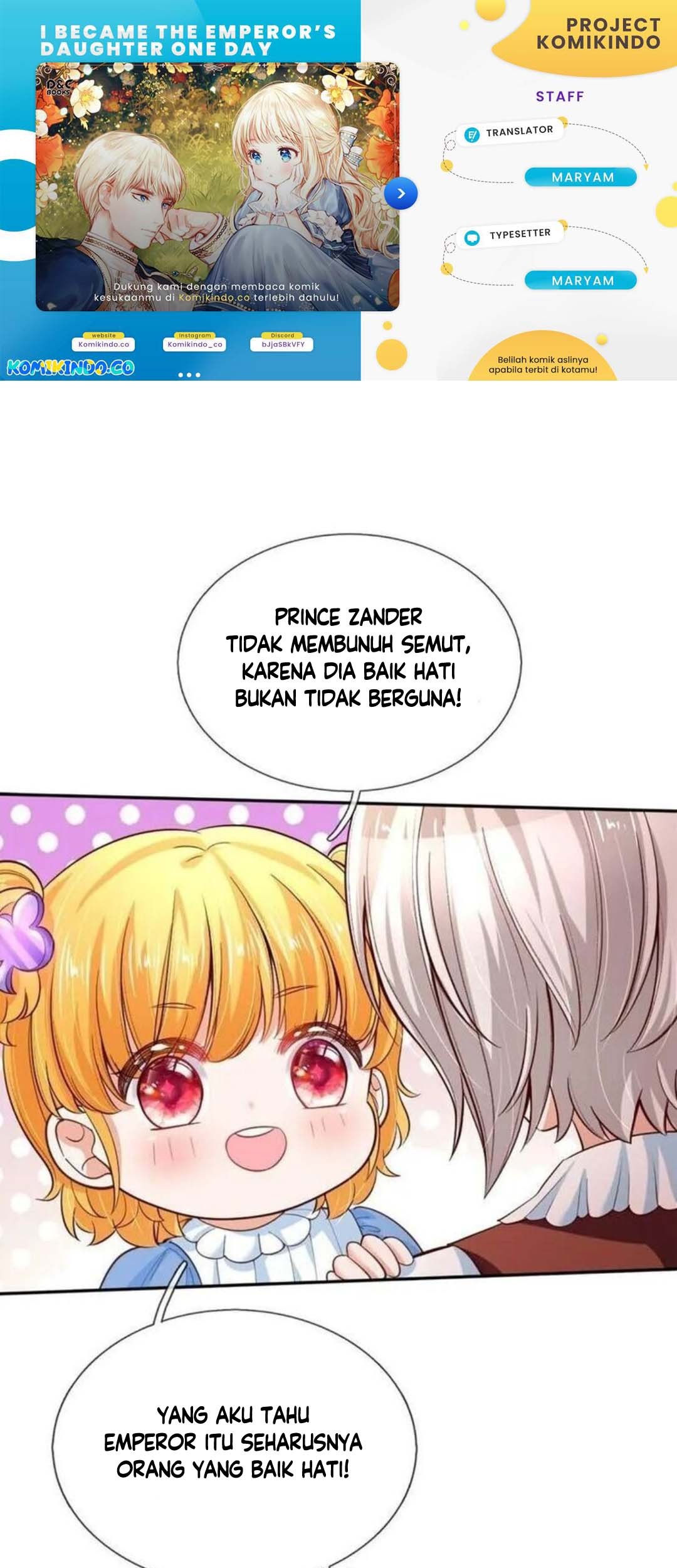 Komik I Became The Emperor’s Daughter One Day Chapter 100 gambar nomor 1
