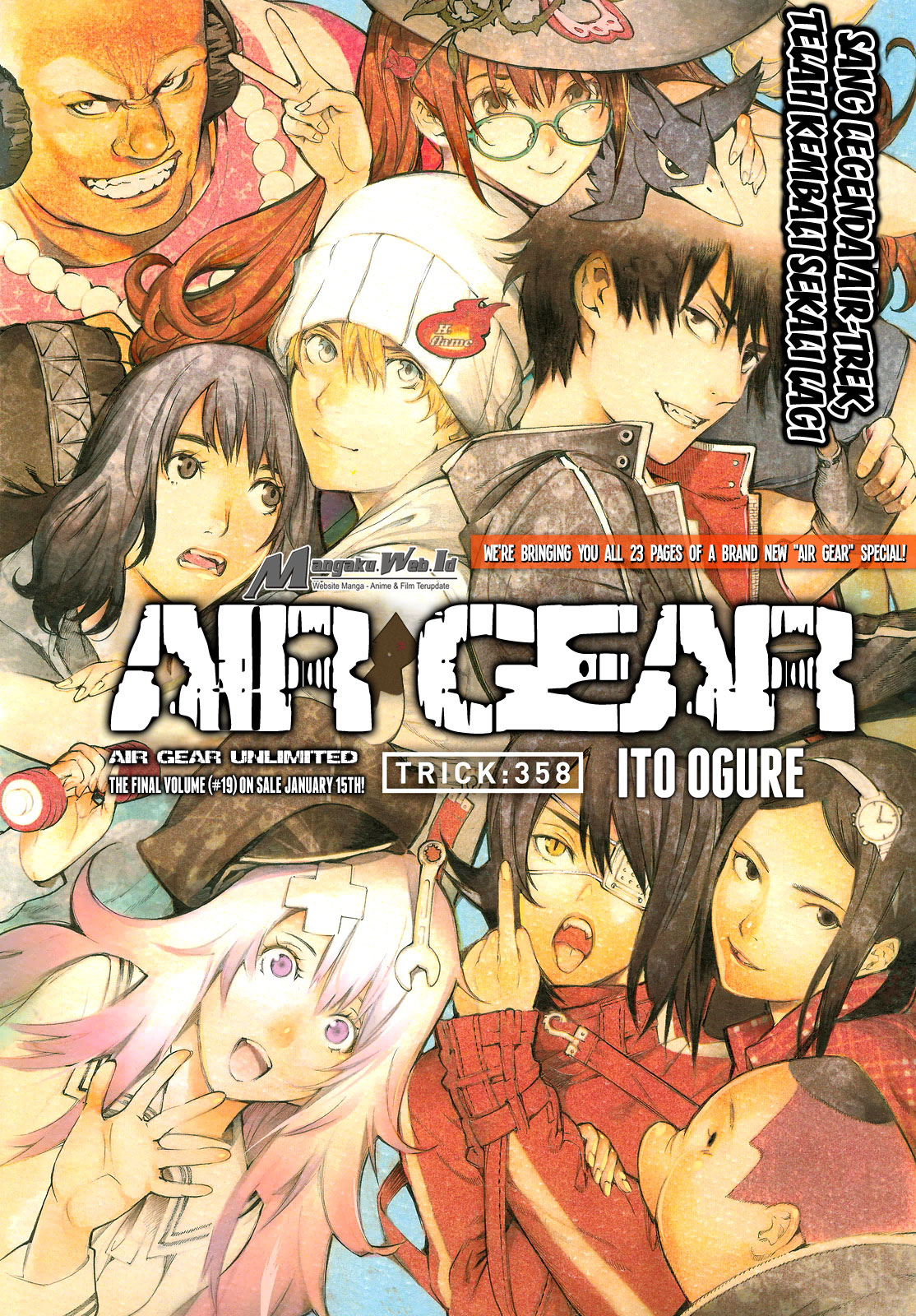 Komik Air Gear Chapter 358 gambar nomor 1
