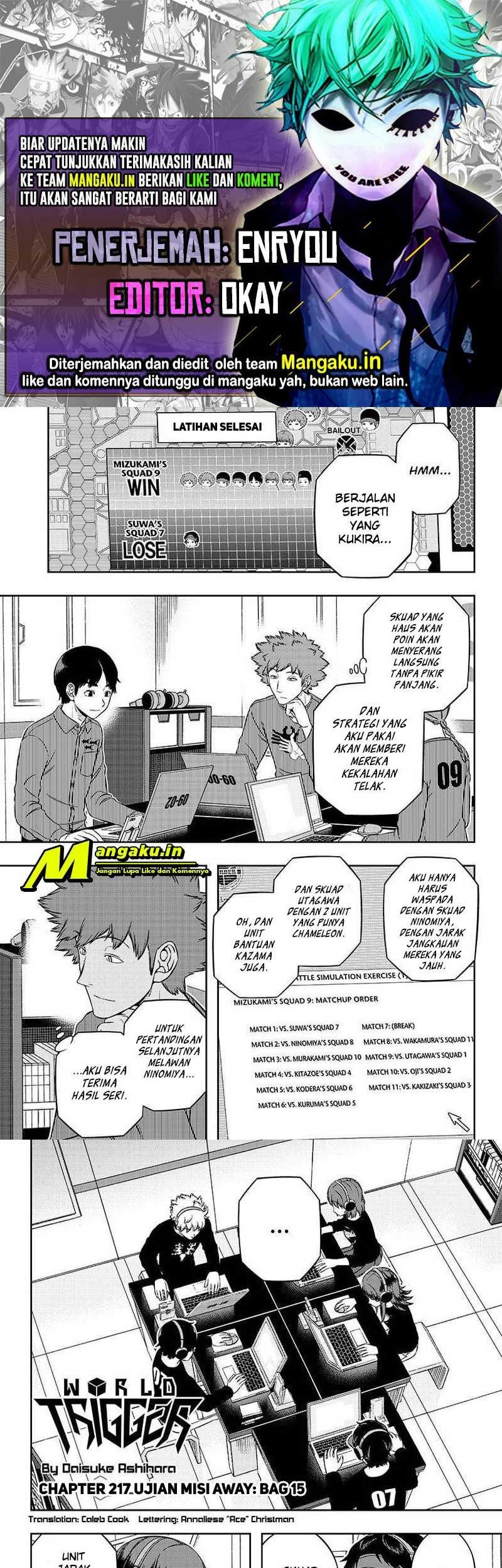 Komik World Trigger Chapter 217 gambar nomor 1