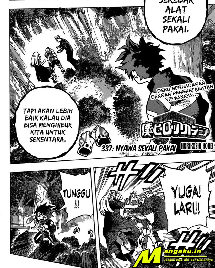 Boku no Hero Academia Chapter 337 Gambar 3