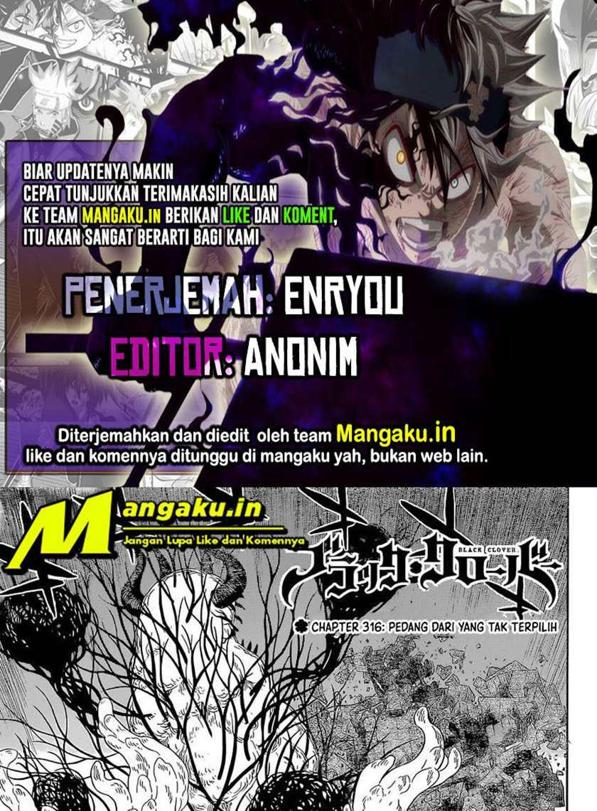 Komik Black Clover Chapter 316 gambar nomor 1