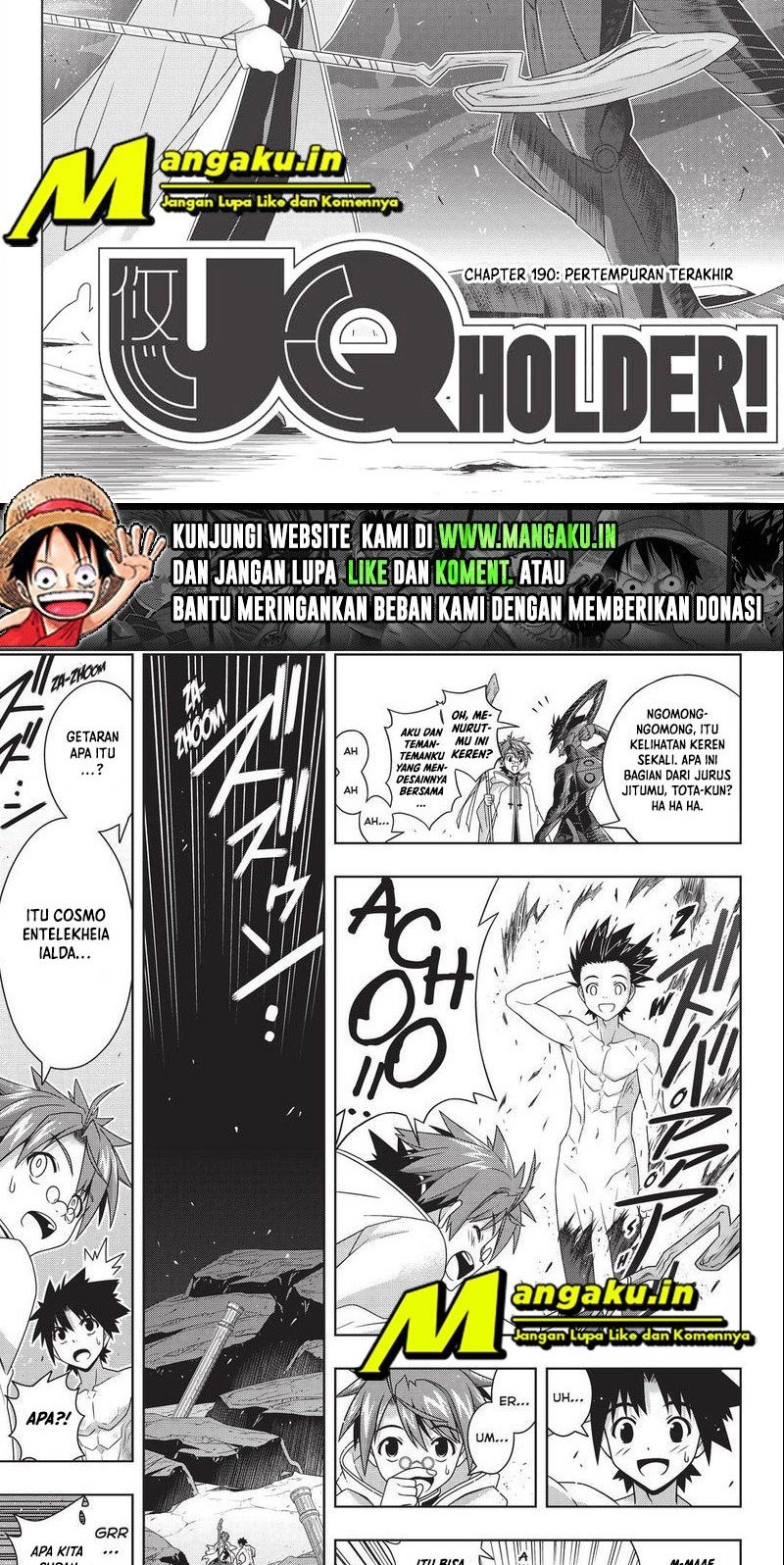Manga UQ Holder! Chapter 190.1 gambar nomor 2