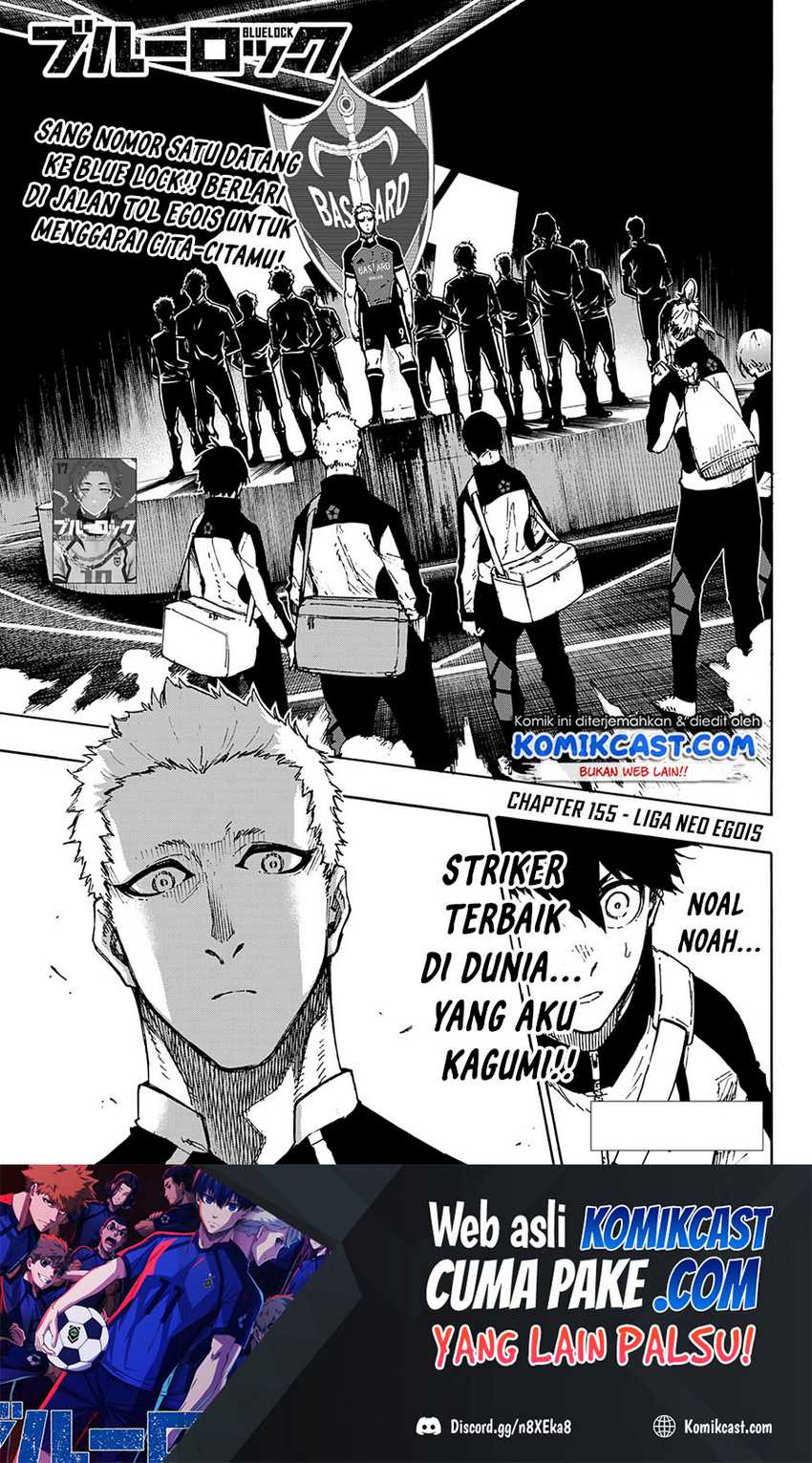 Manga Blue Lock Chapter 155 gambar nomor 2
