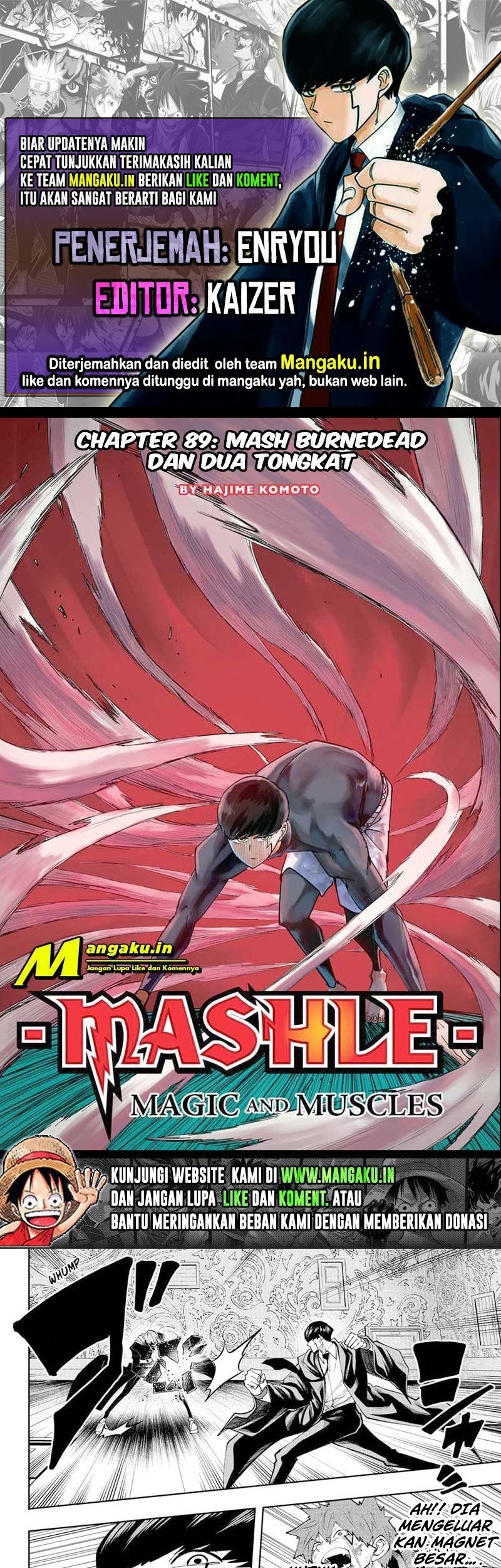 Komik Mashle: Magic and Muscles Chapter 89 gambar nomor 1