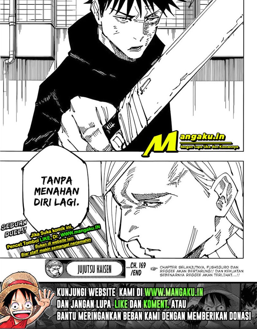 Jujutsu Kaisen Chapter 169 Gambar 23