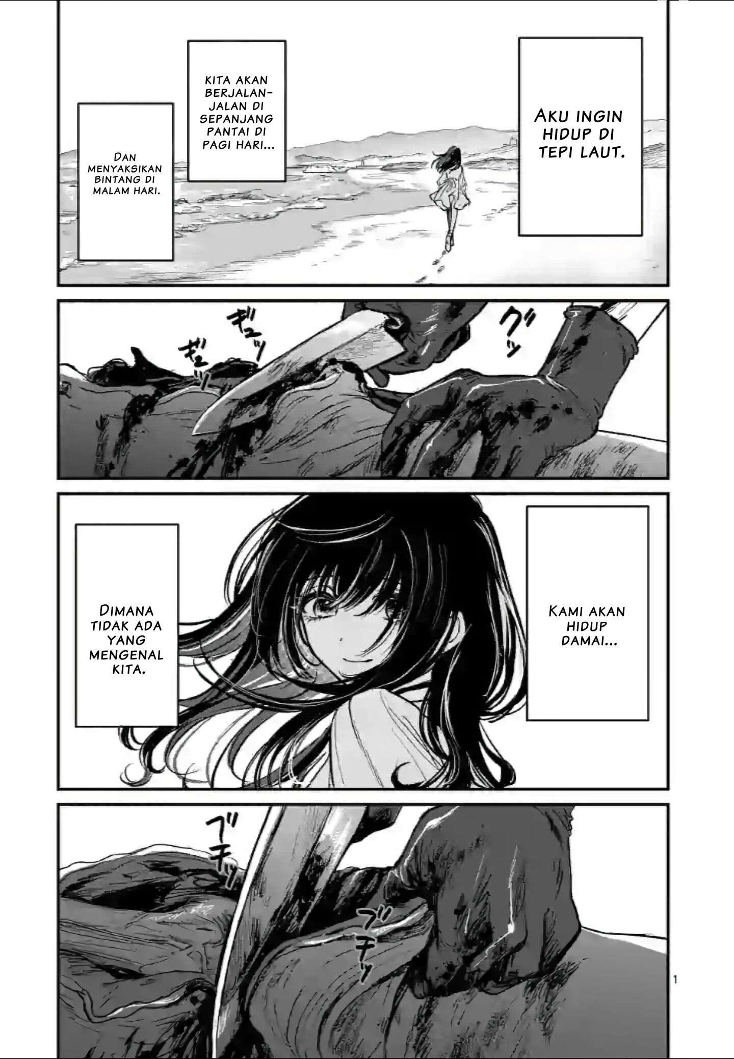 Manga Kimi ni Koisuru Satsujinki Chapter 01 gambar nomor 2