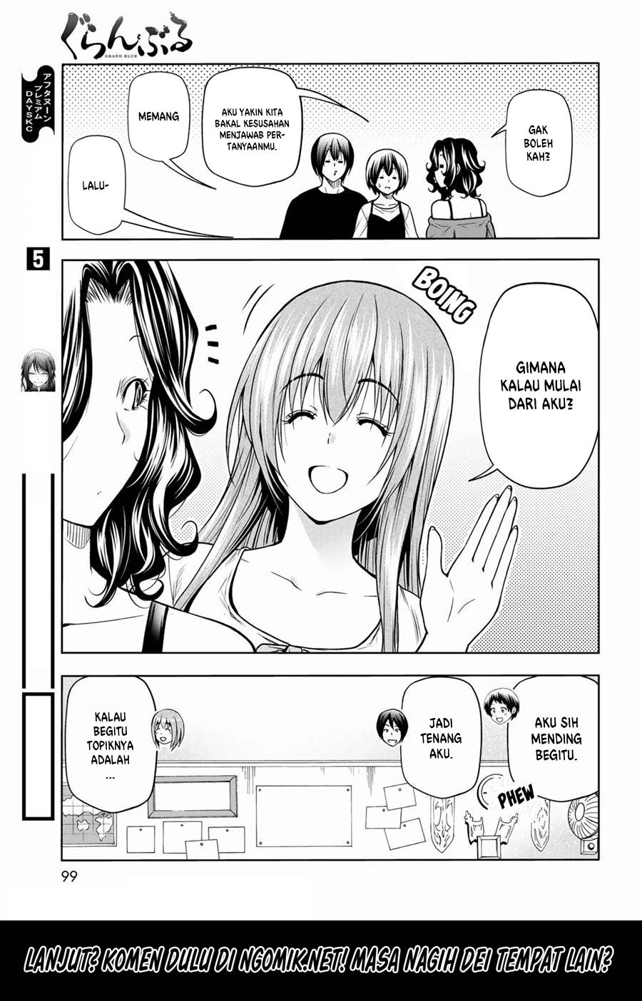 Grand Blue Chapter 70.1 Gambar 10