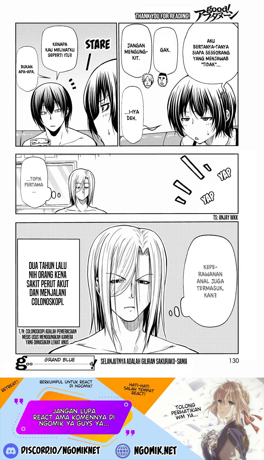 Grand Blue Chapter 70.2 Gambar 19