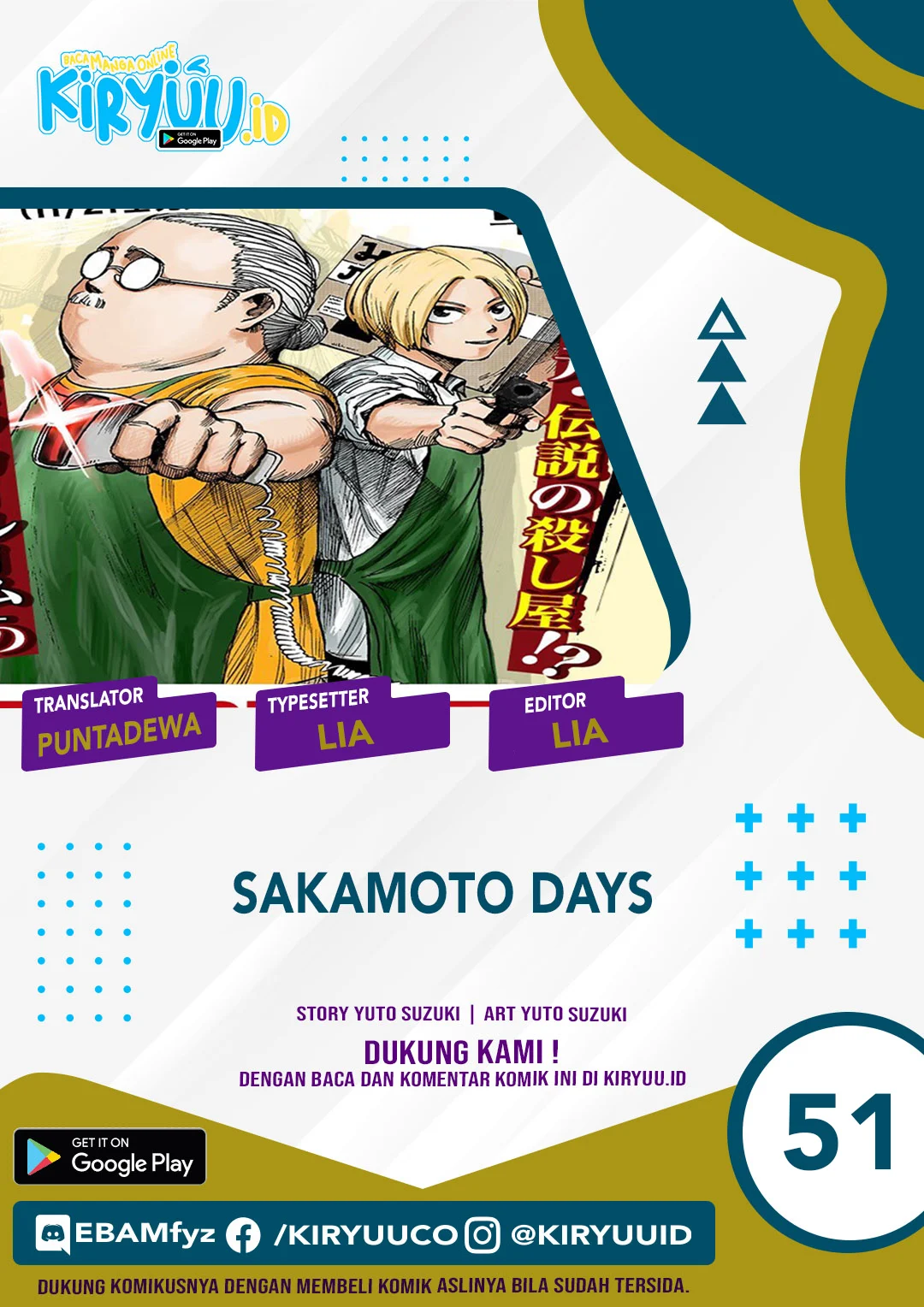 Komik Sakamoto Days Chapter 51 gambar nomor 1