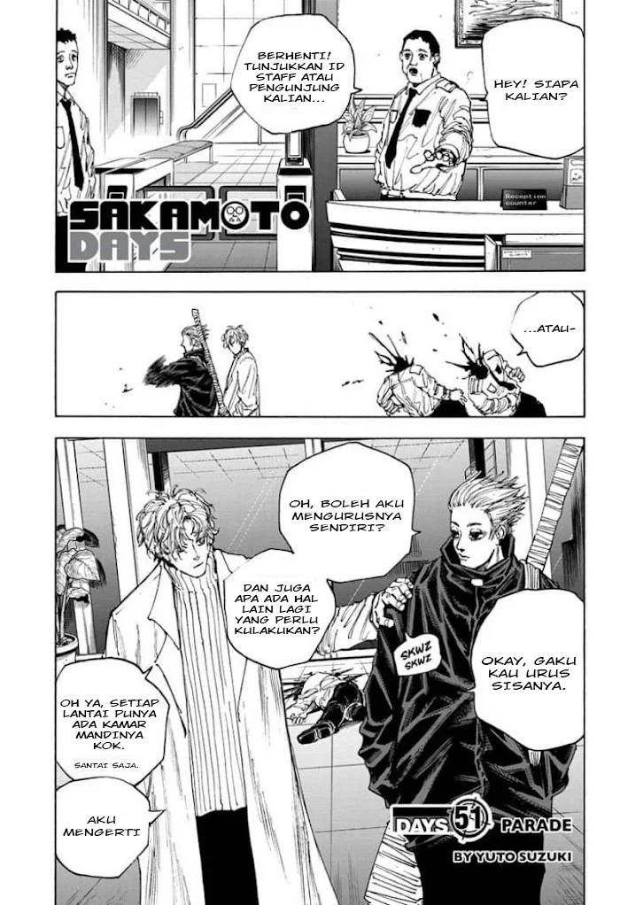 Manga Sakamoto Days Chapter 51 gambar nomor 2