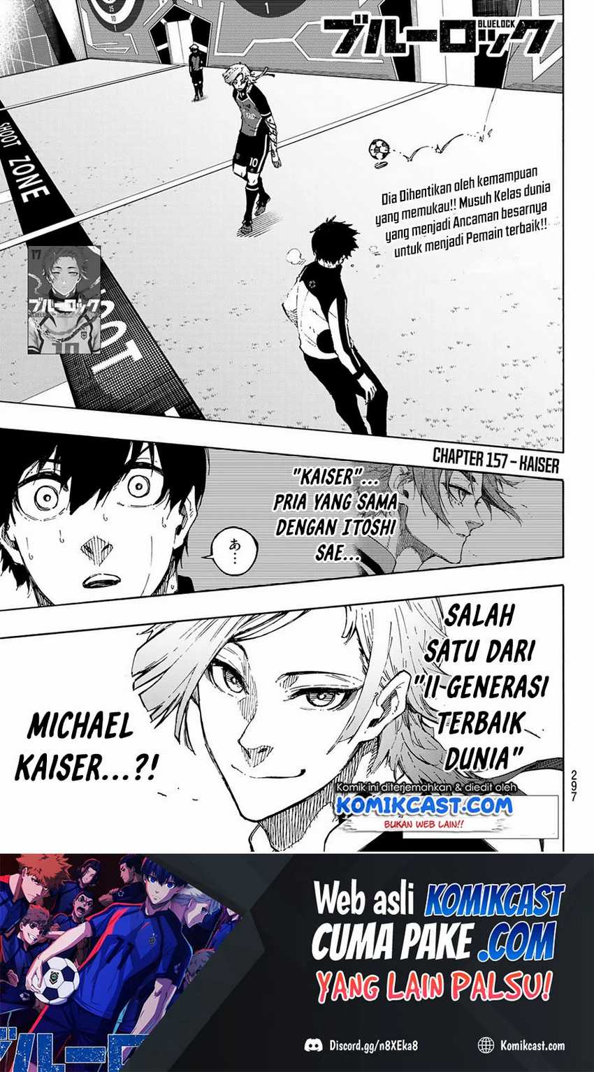 Manga Blue Lock Chapter 157 gambar nomor 2