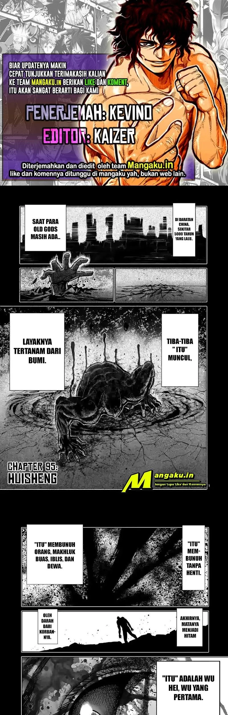 Komik Kengan Omega Chapter 95 gambar nomor 1