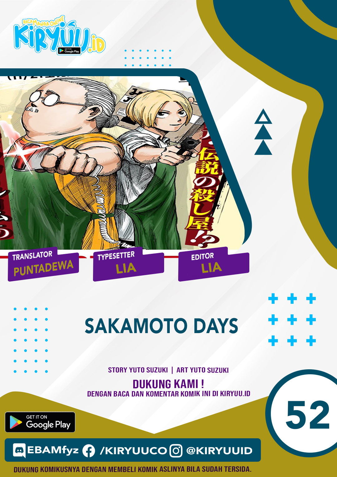 Komik Sakamoto Days Chapter 52 gambar nomor 1