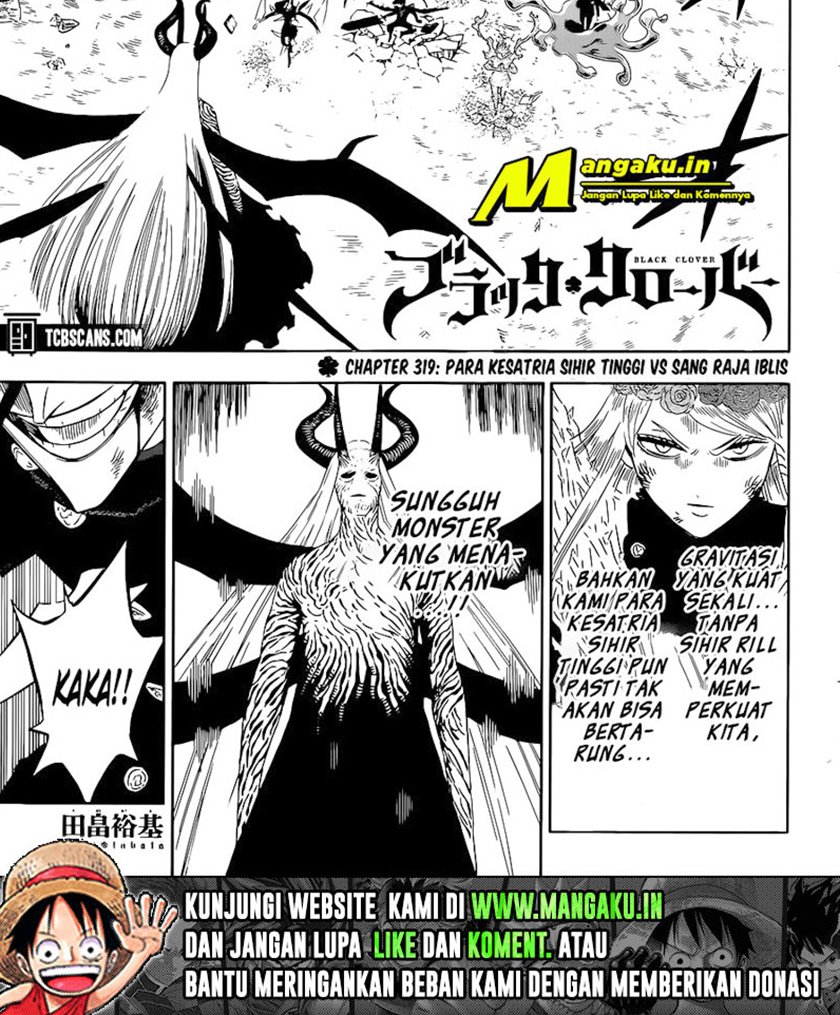 Manga Black Clover Chapter 319 gambar nomor 2