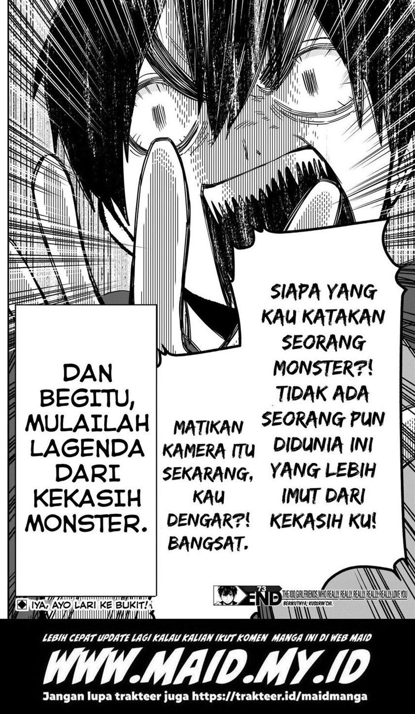 Kimi no Koto ga Dai Dai Dai Dai Daisuki na 100-ri no Kanojo Chapter 73 Gambar 21