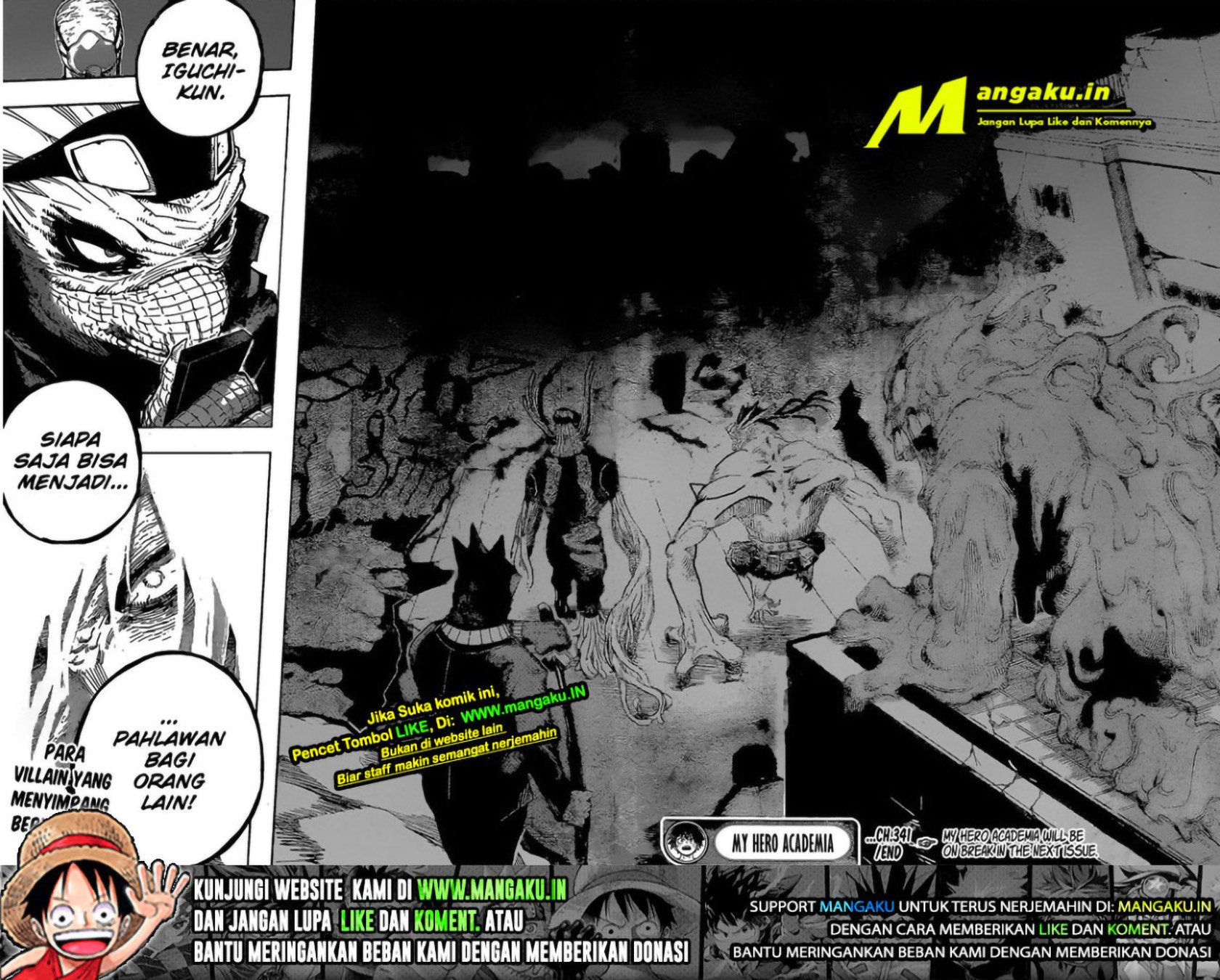 Boku no Hero Academia Chapter 341 Gambar 18