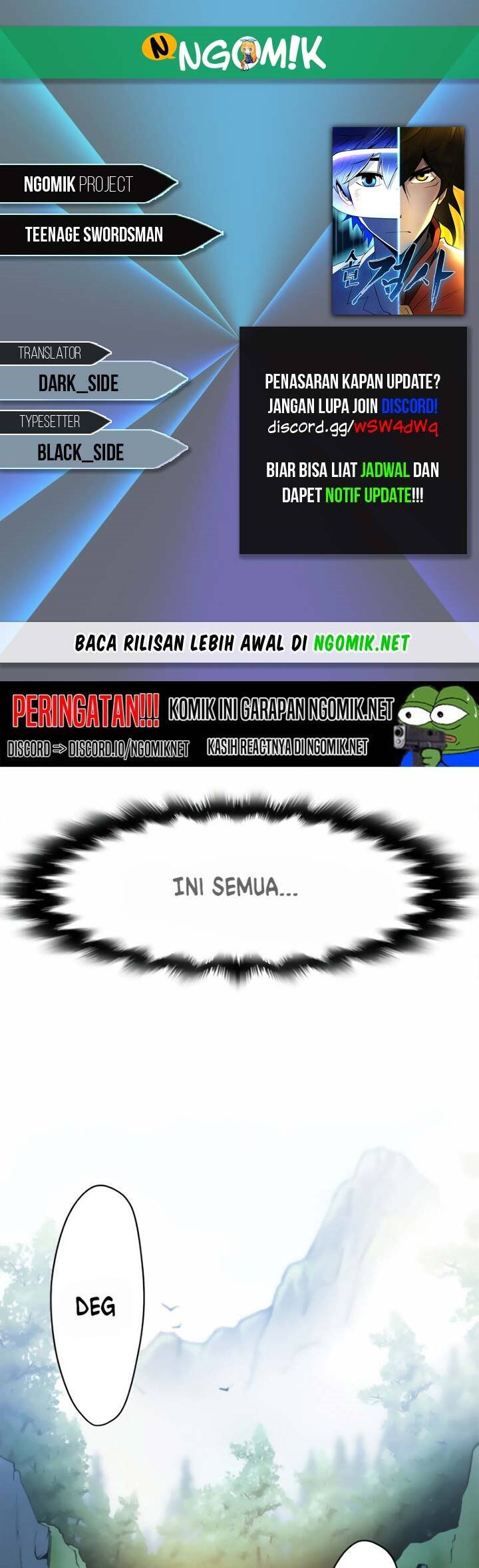 Komik Teenage Swordsman Chapter 02 gambar nomor 1