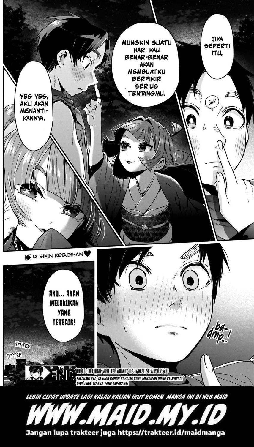Kimi no Koto ga Dai Dai Dai Dai Daisuki na 100-ri no Kanojo Chapter 75 Gambar 22