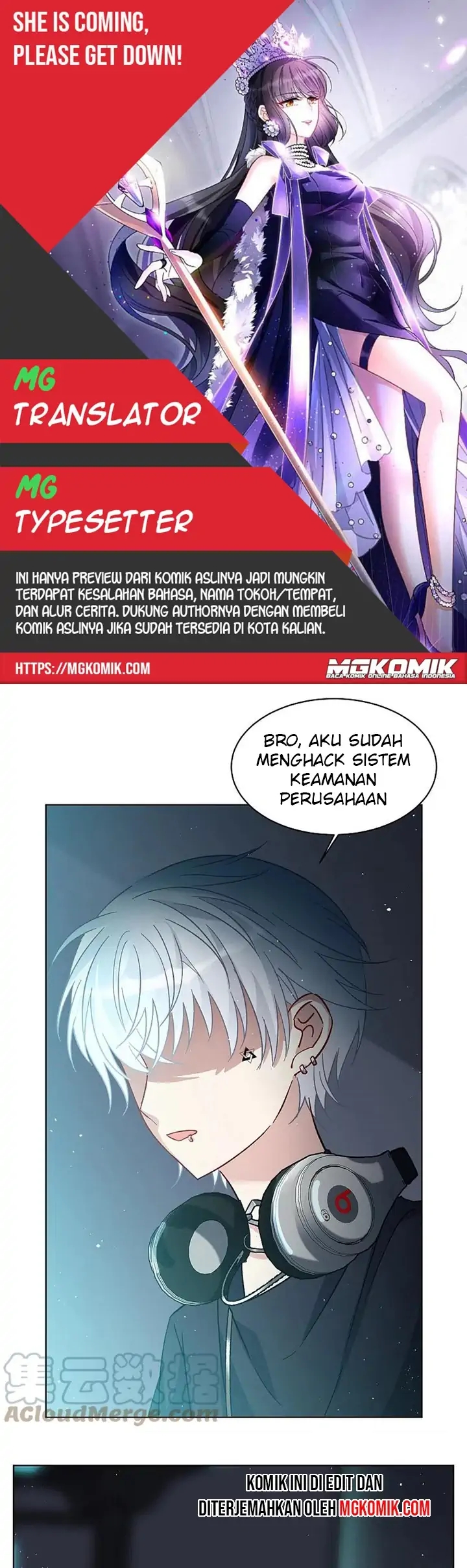 Komik She Is Coming, Please Get Down! Chapter 65.2 gambar nomor 1