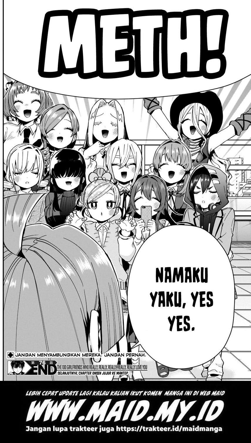 Kimi no Koto ga Dai Dai Dai Dai Daisuki na 100-ri no Kanojo Chapter 76 Gambar 23