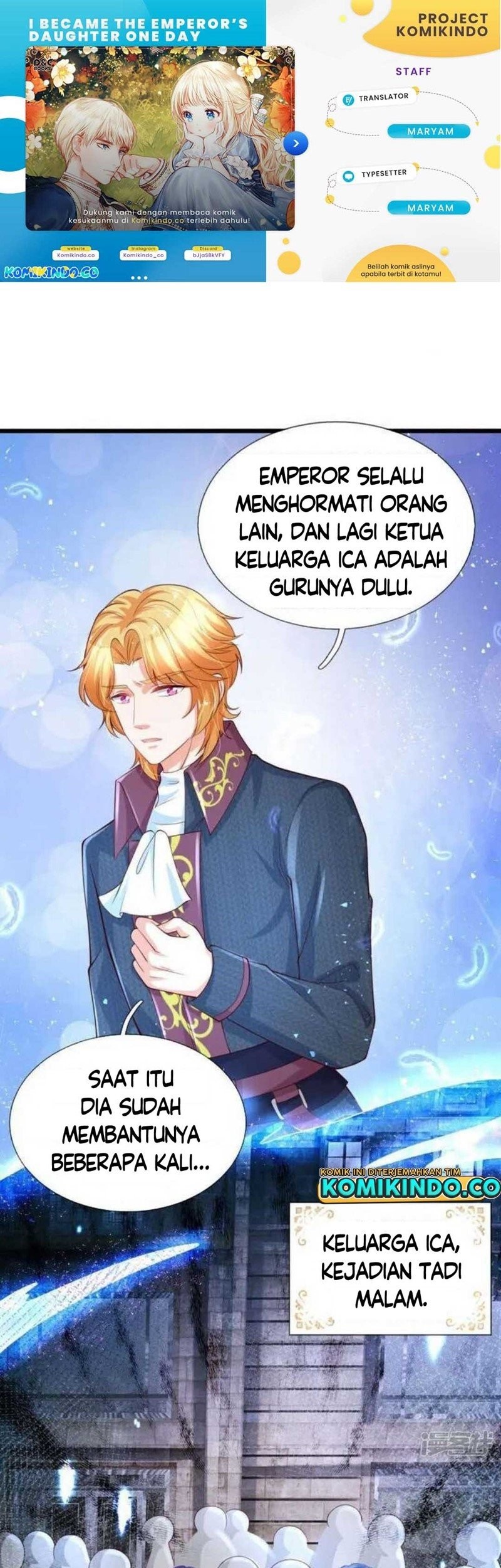 Komik I Became The Emperor’s Daughter One Day Chapter 128 gambar nomor 1
