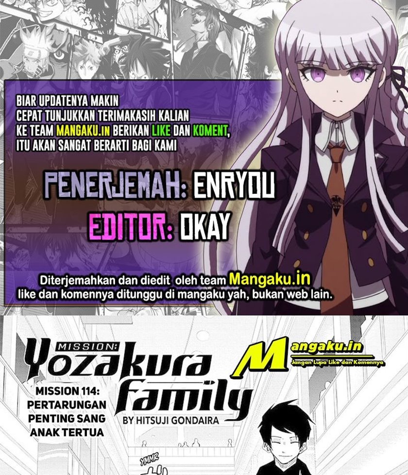 Komik Mission: Yozakura Family Chapter 114 gambar nomor 1