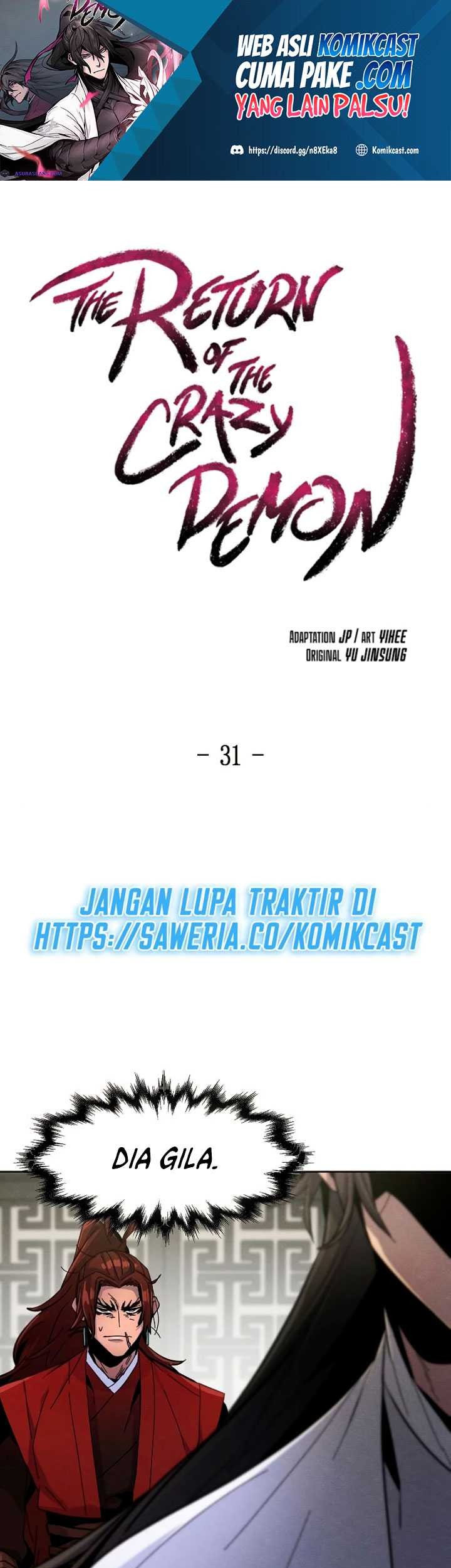 Manhwa Return of the Mad Demon Chapter 31 gambar nomor 2