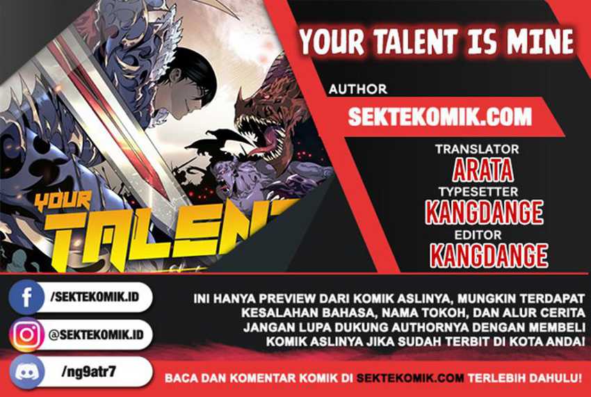 Komik Your Talent is Mine Chapter 21 gambar nomor 1