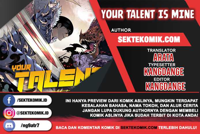 Komik Your Talent is Mine Chapter 22 gambar nomor 1