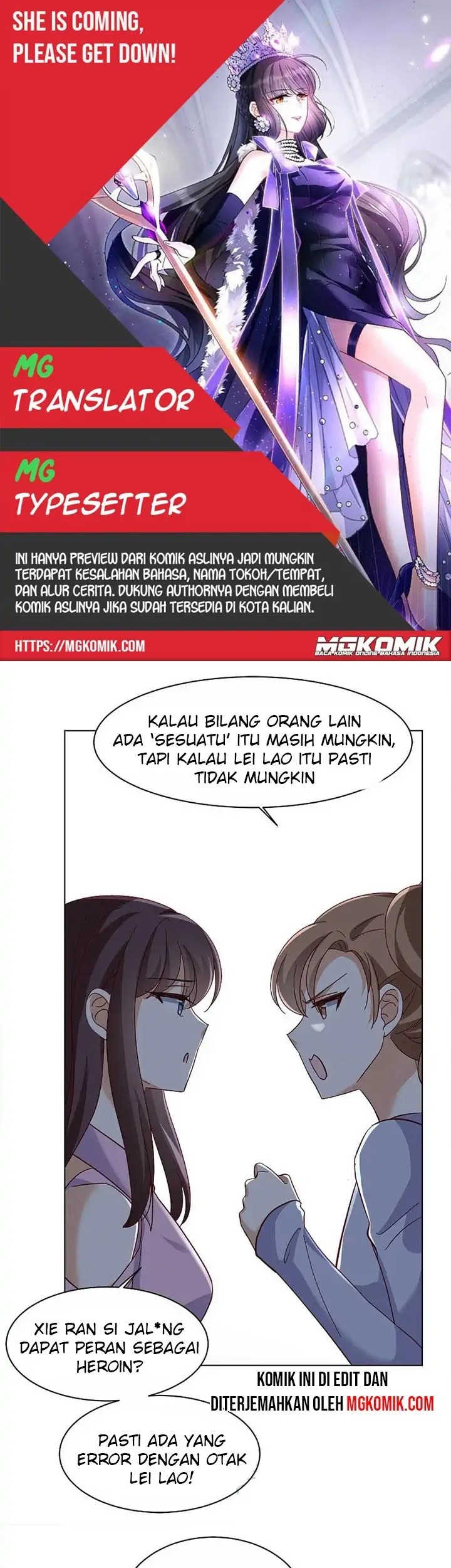 Komik She Is Coming, Please Get Down! Chapter 66.3 gambar nomor 1