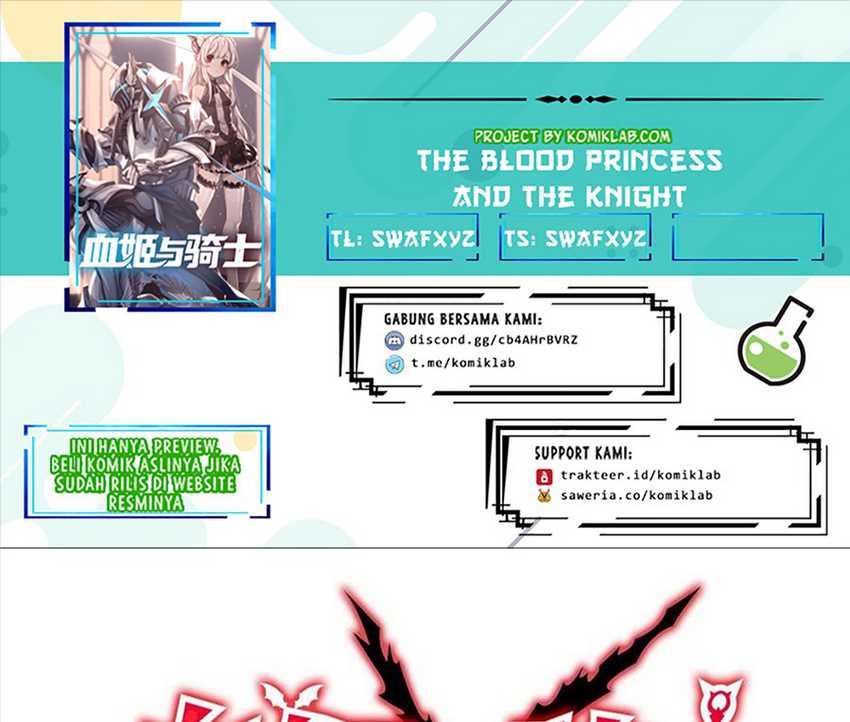Komik The Blood Princess And The Knight Chapter 173 gambar nomor 1