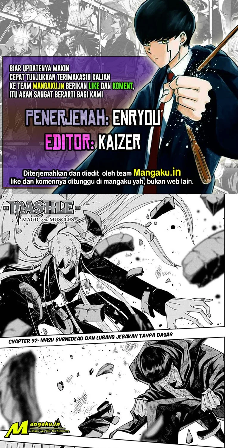 Komik Mashle: Magic and Muscles Chapter 92 gambar nomor 1