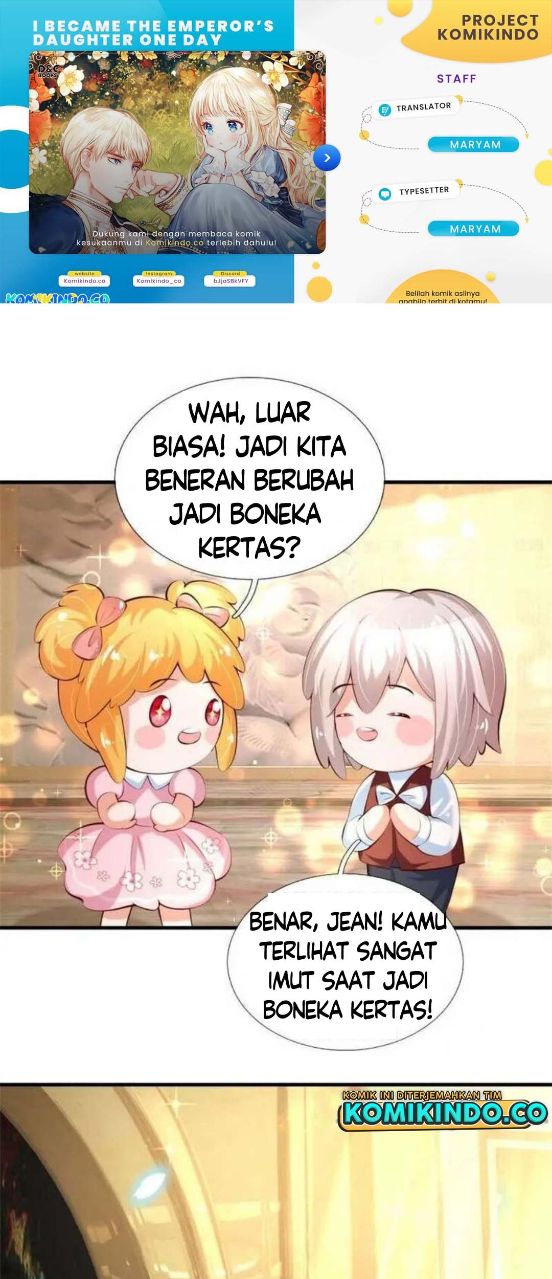 Komik I Became The Emperor’s Daughter One Day Chapter 139 gambar nomor 1
