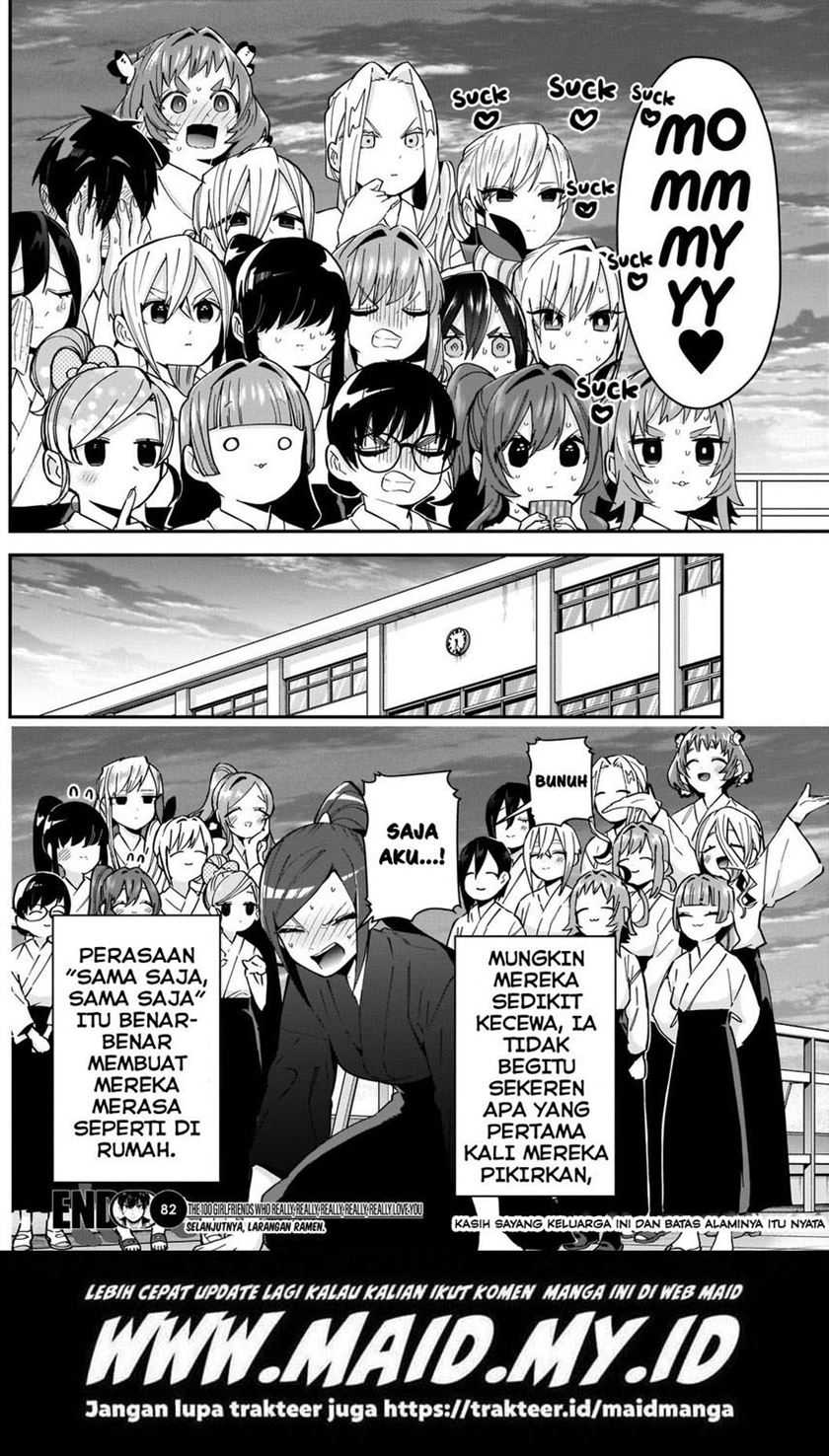 Kimi no Koto ga Dai Dai Dai Dai Daisuki na 100-ri no Kanojo Chapter 82 Gambar 22