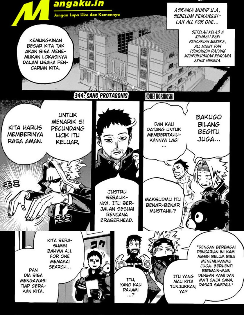 Manga Boku no Hero Academia Chapter 344 gambar nomor 2