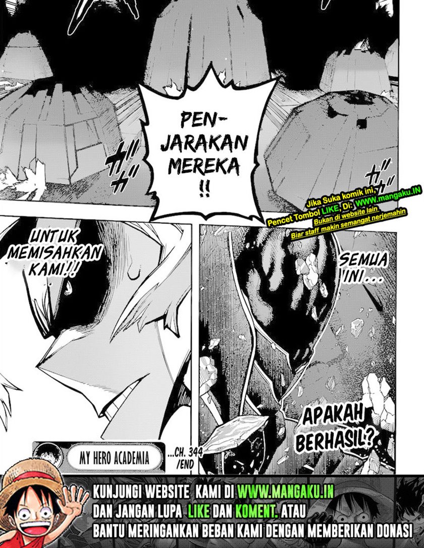 Boku no Hero Academia Chapter 344 Gambar 20