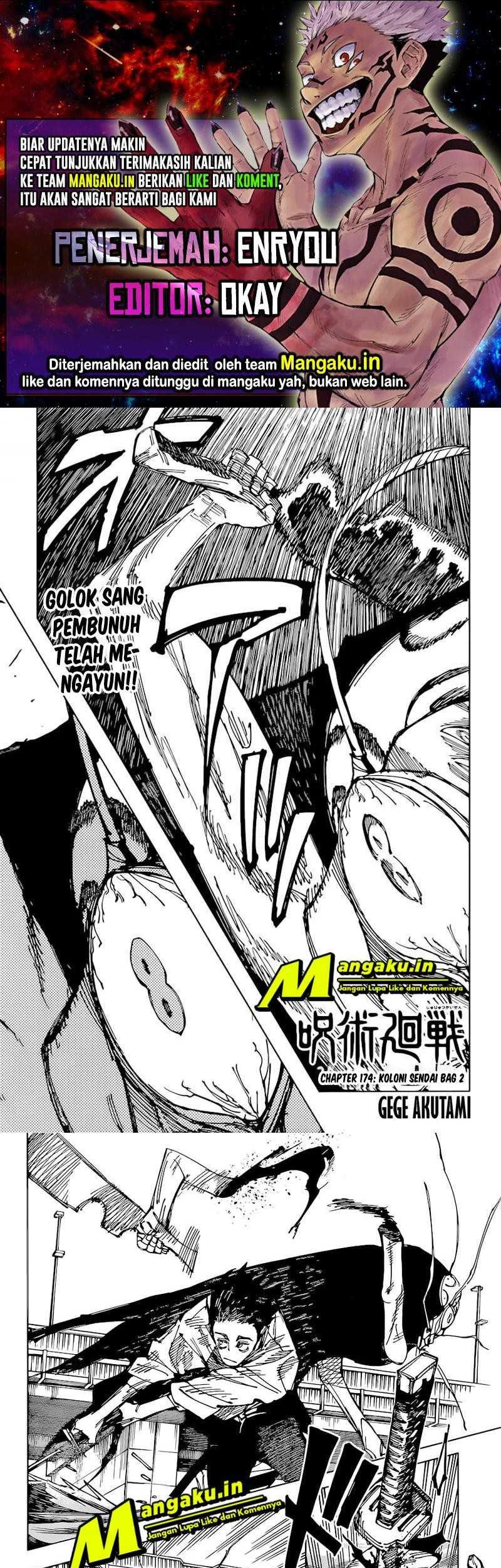 Komik Jujutsu Kaisen Chapter 175 gambar nomor 1