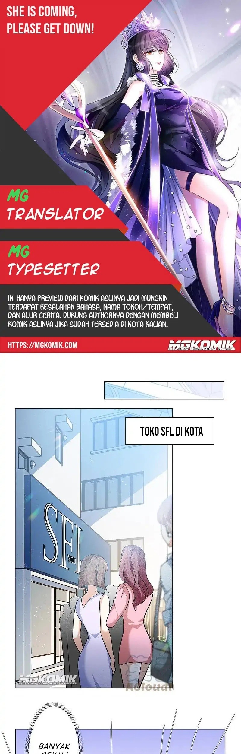 Komik She Is Coming, Please Get Down! Chapter 68.3 gambar nomor 1