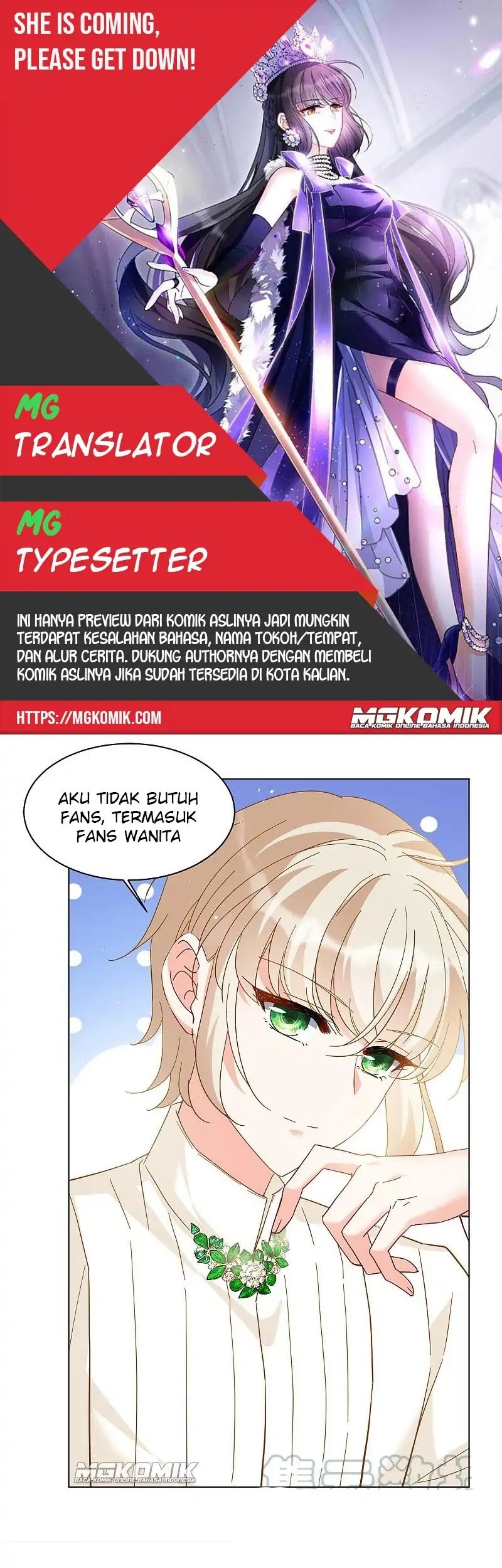 Komik She Is Coming, Please Get Down! Chapter 68.2 gambar nomor 1