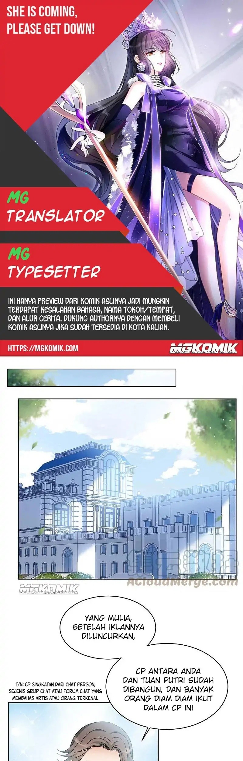 Komik She Is Coming, Please Get Down! Chapter 67.3 gambar nomor 1