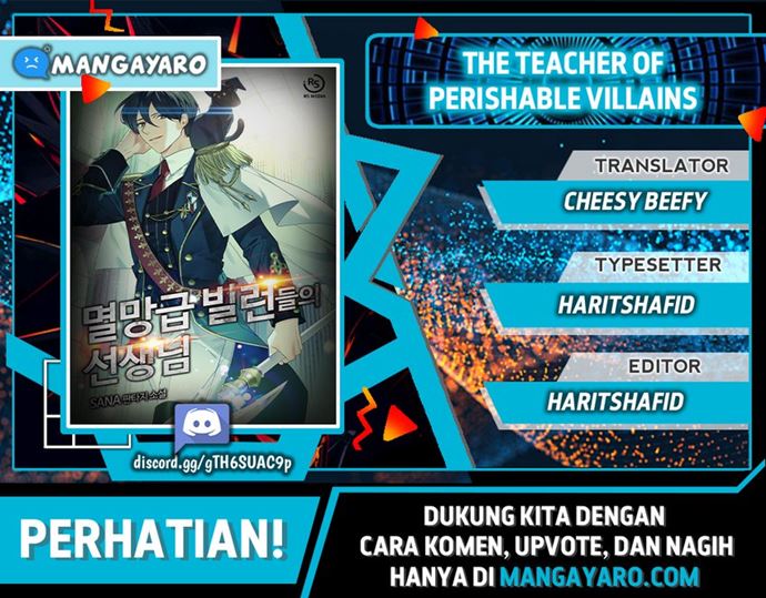 Komik The Teacher of Perishable Villains Chapter 18.2 gambar nomor 1