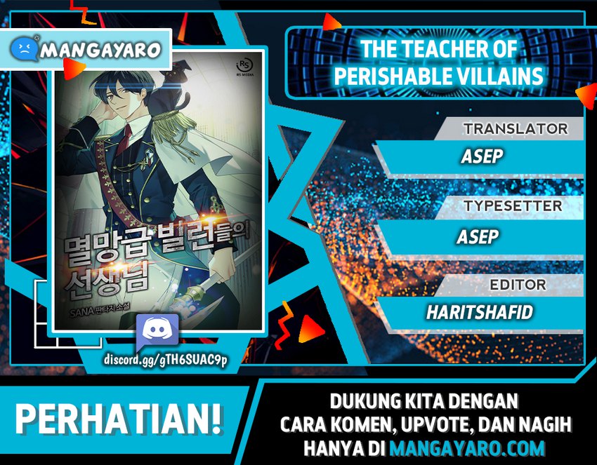 Komik The Teacher of Perishable Villains Chapter 21.1 gambar nomor 1