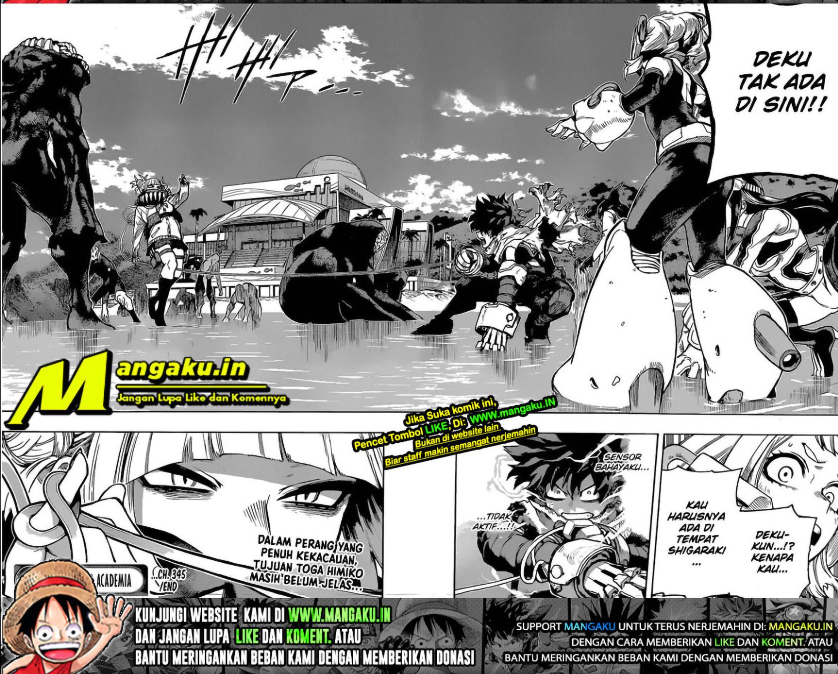 Boku no Hero Academia Chapter 345 Gambar 12