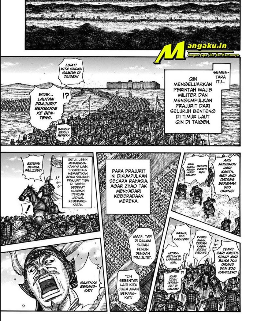 Kingdom Chapter 709 Gambar 17
