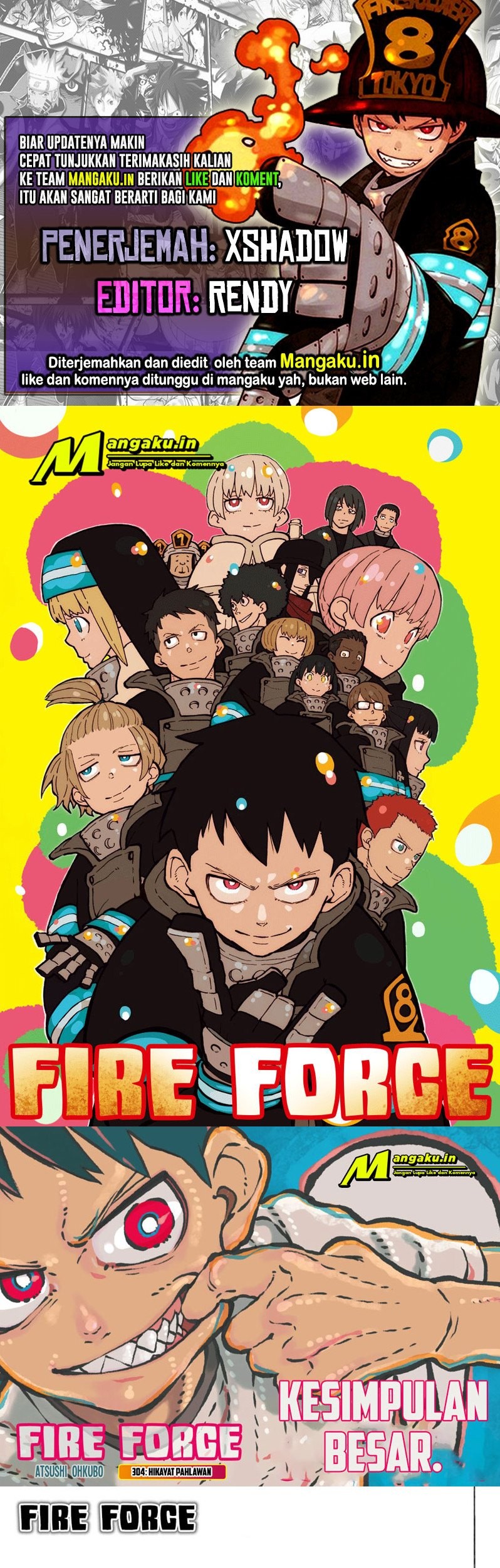 Komik Fire Brigade of Flames Chapter 304 gambar nomor 1