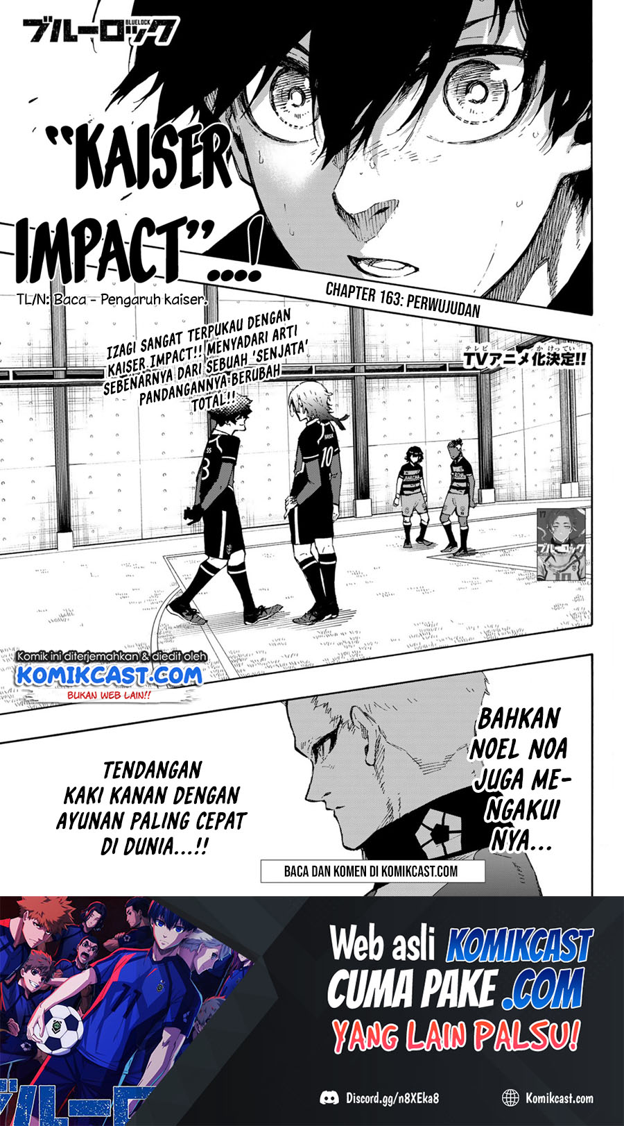 Manga Blue Lock Chapter 163 gambar nomor 2
