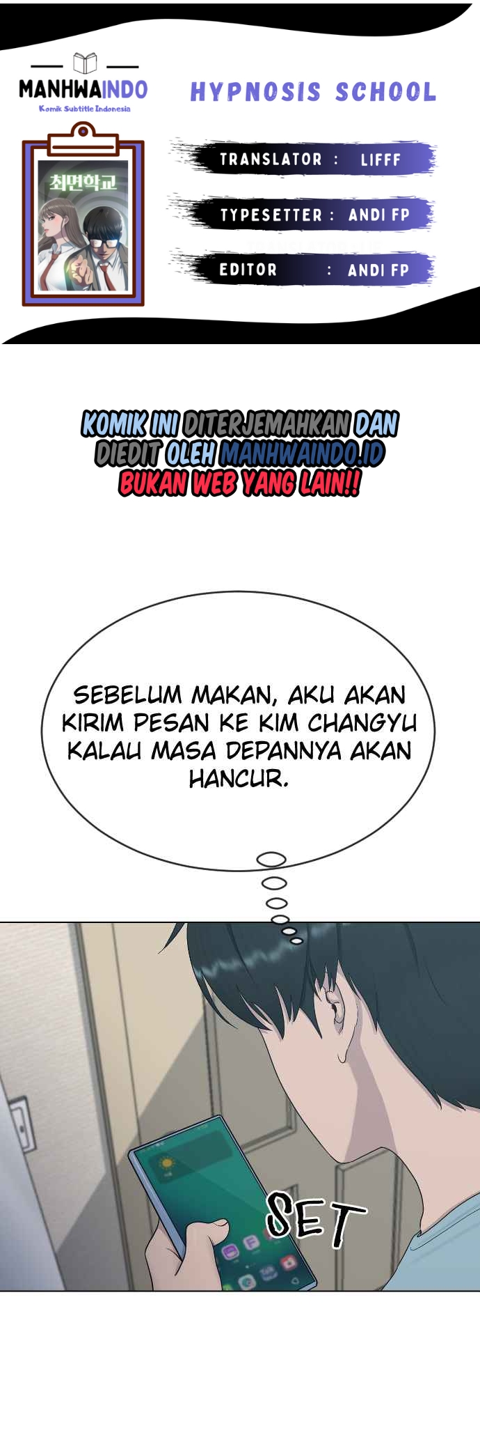 Komik Hypnosis School Chapter 27 gambar nomor 1