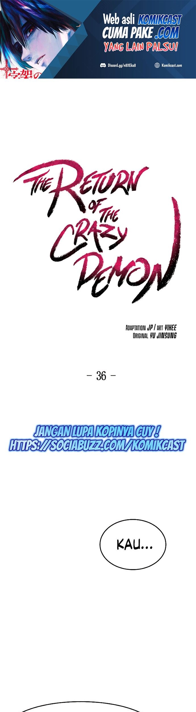 Manhwa Return of the Mad Demon Chapter 36 gambar nomor 2
