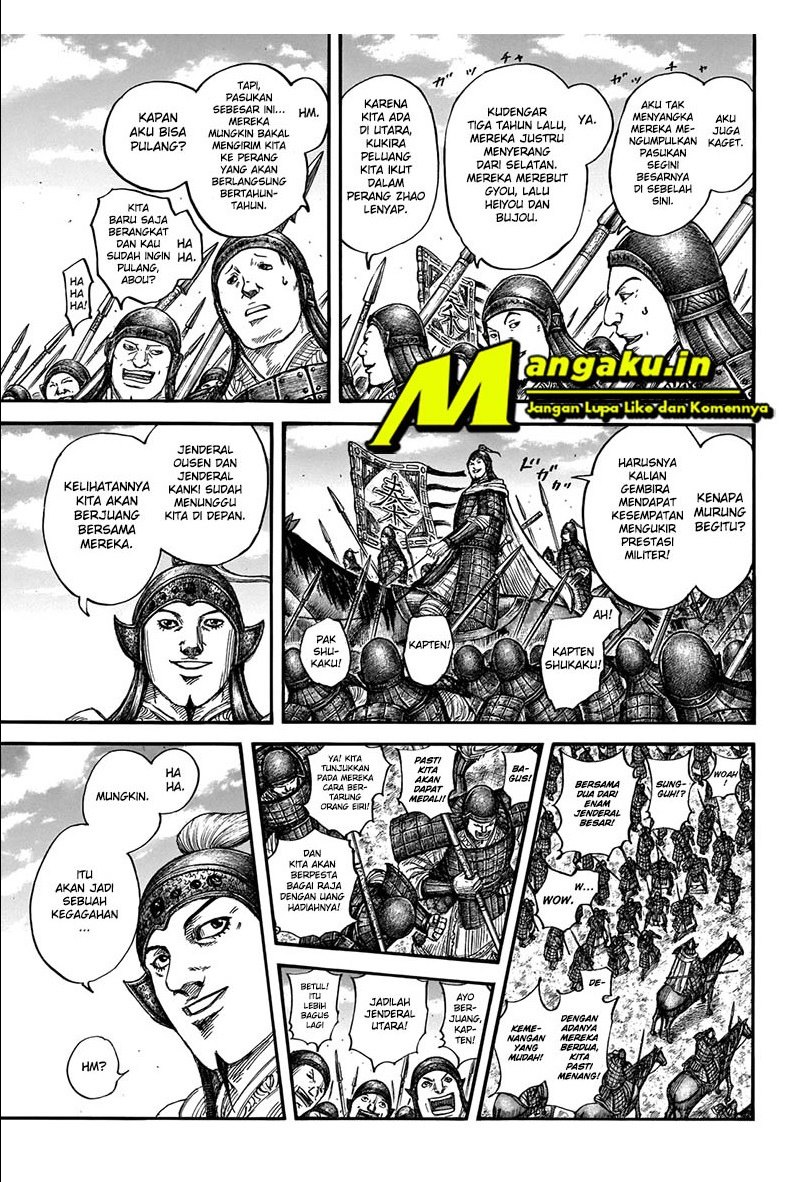 Kingdom Chapter 710 Gambar 3
