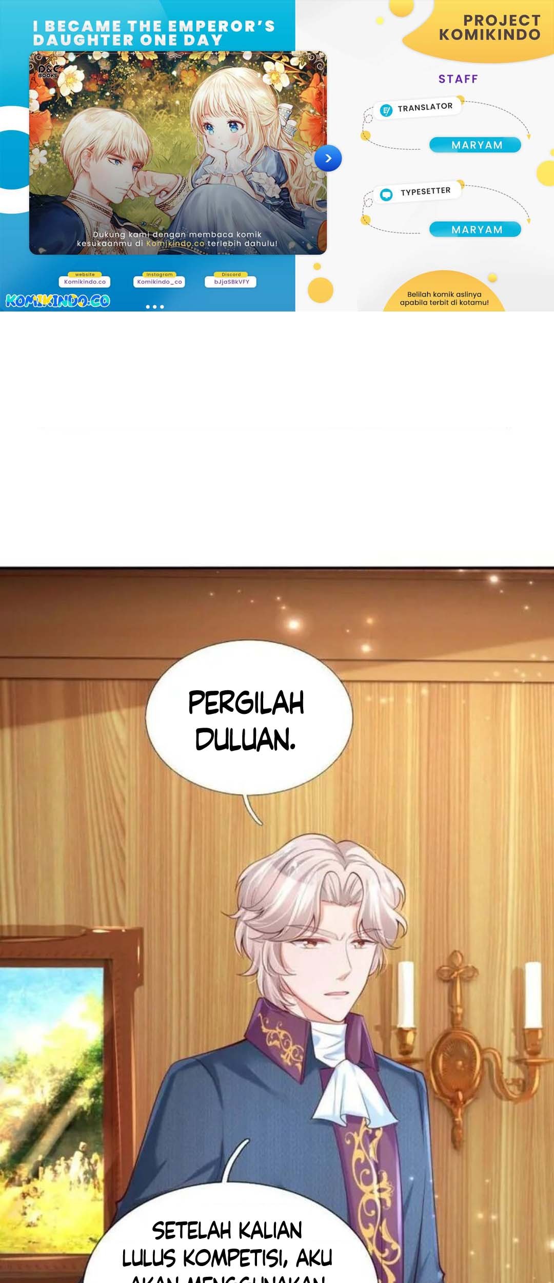 Komik I Became The Emperor’s Daughter One Day Chapter 144 gambar nomor 1